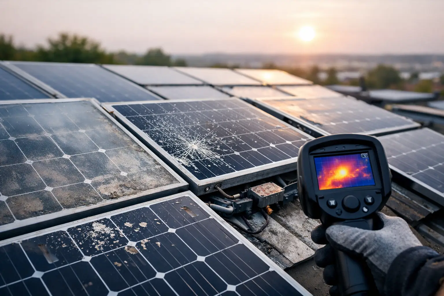 7 Solar Panel Degradation Signs to Watch