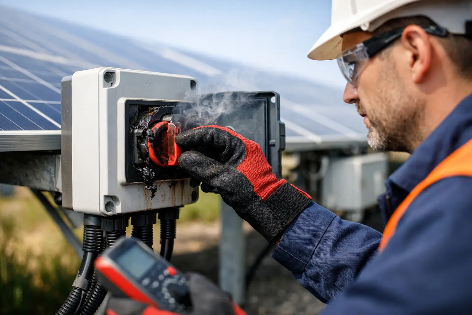 How to Identify DC Isolator Faults Safely